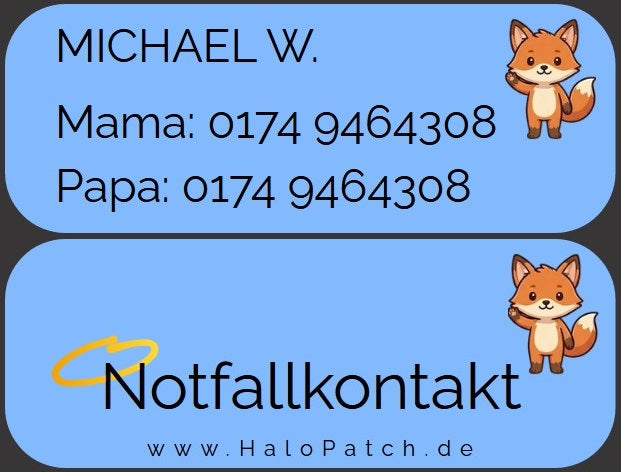 Fuchs dunkelblau