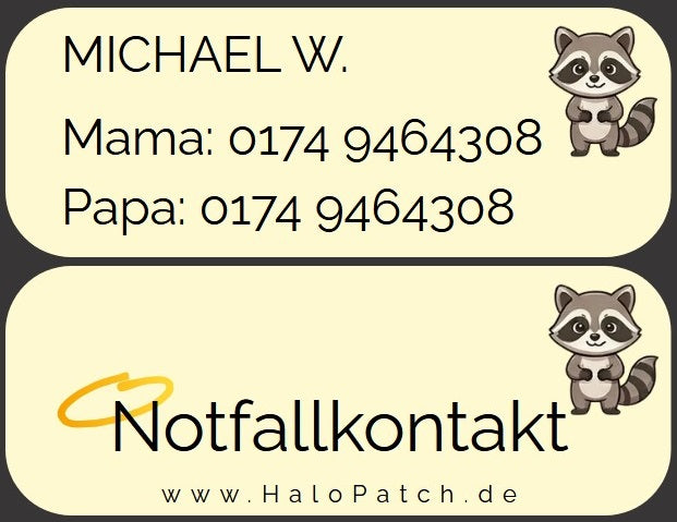 Gelb**Waschbär